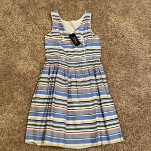 NWT Ralph Lauren Girls Stripe Dress